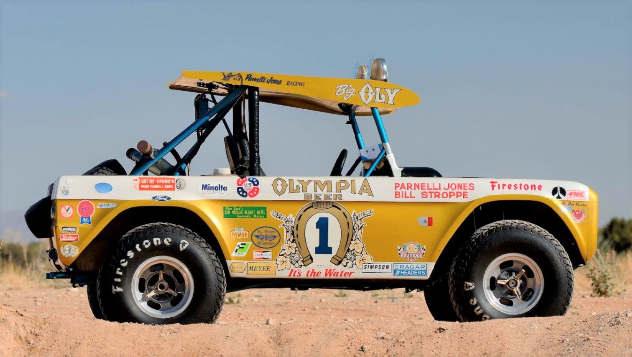 Parnelli Jones’ Baja-raced 'Big Oly' Ford Bronco joins Mecum's Indy  auction