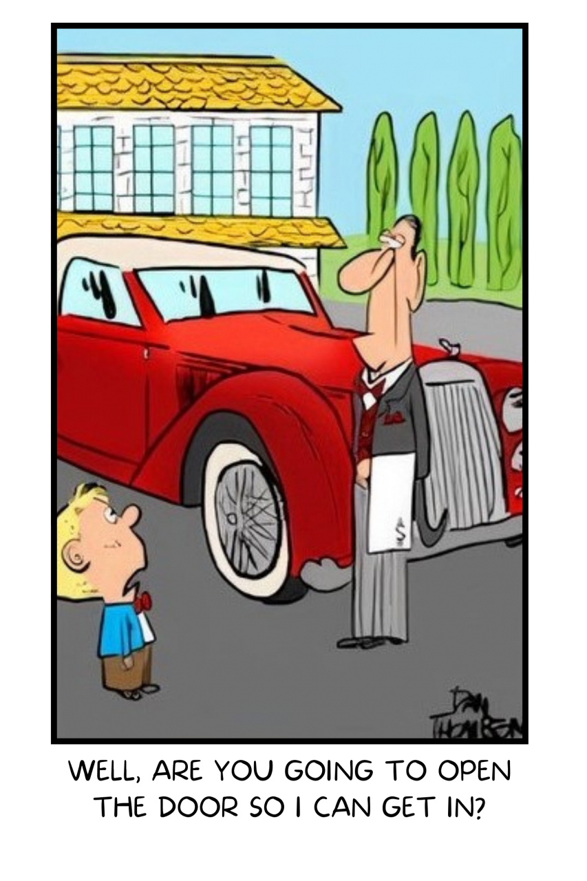 cartoon, Classic Carl cartoon caption contest: Discover the winner, ClassicCars.com Journal