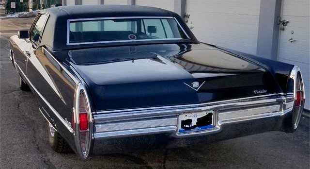 A classic Caddy (Cadillac) highway cruiser