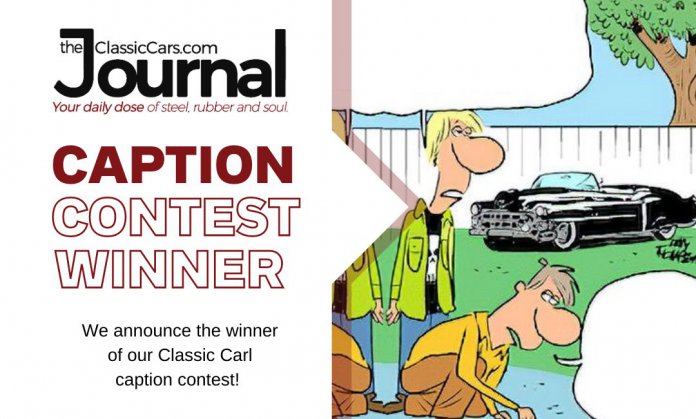 Classic Carl Cartoon Caption Contest Winner