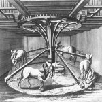team-of-four-horses-turn-the-mill-wheel-to-provide-the-news-photo-615294488-1544120526