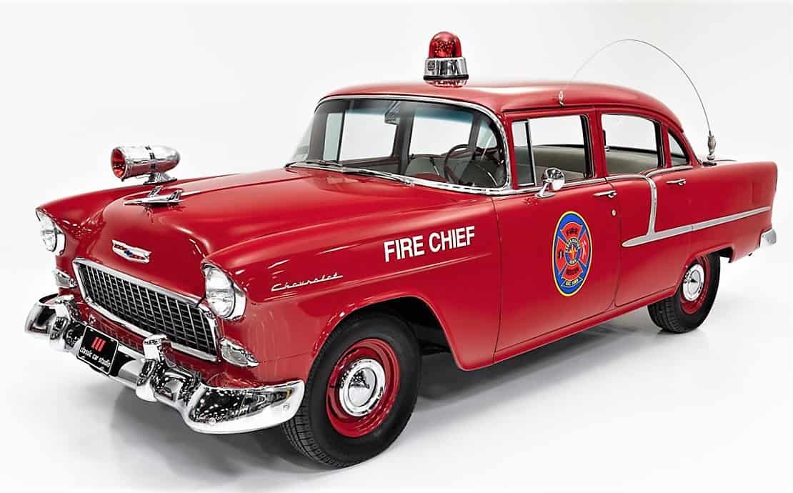 chevy, Pick of the Day: 1955 Chevy 210 sedan that was driven by the fire chief, ClassicCars.com Journal