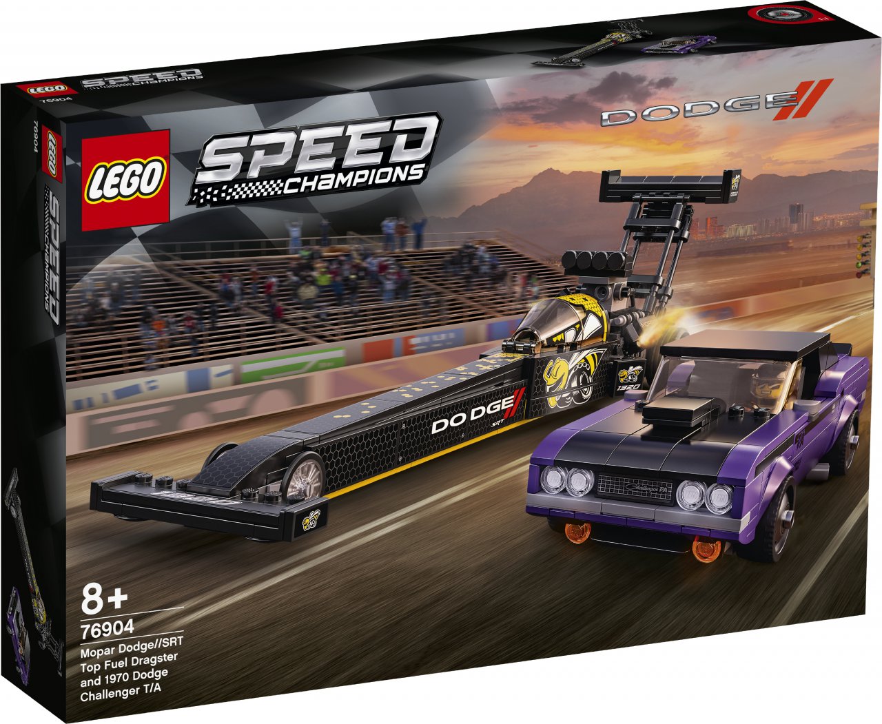 LEGO, Lego and Dodge offer Plum Crazy 1970 Challenger and Top Fuel dragster, ClassicCars.com Journal