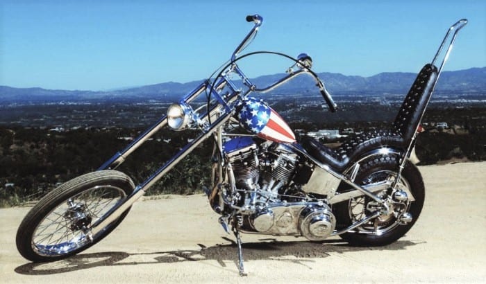 Captain America custom Harley from 'Easy Rider' set for auction