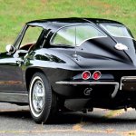 1963 Chevrolet Corvette black coupe