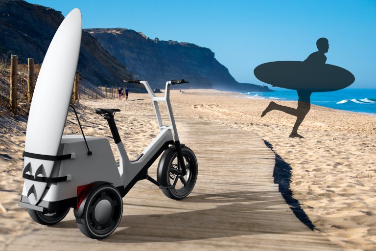 Are a rideable bench, 3-wheel cargo bike in your future?