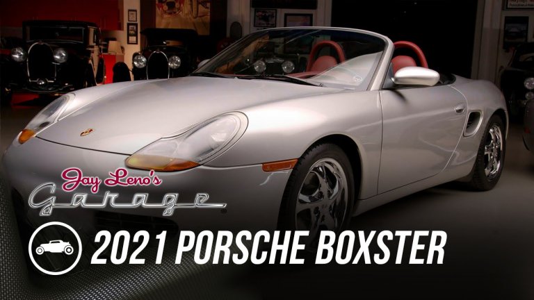 Jay Leno looks back at 25 years of the Porsche Boxster