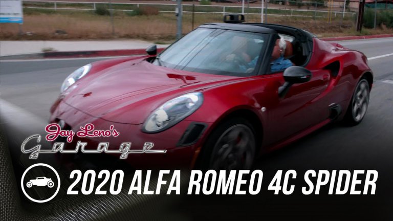 2020 Alfa Romeo 4C Spider 33 Tributo says goodbye to America in Jay Leno’s Garage