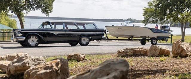 2-for-1 deal includes Edsel wagon, matching 14-foot boat