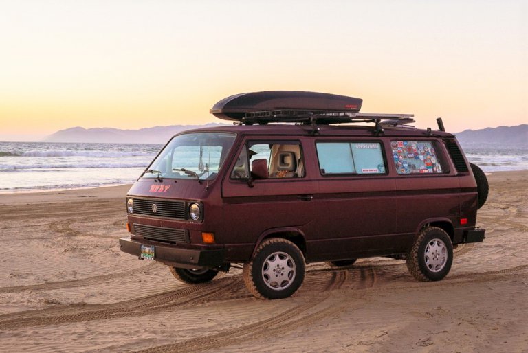 Woodward's VW Vanagon named Ruby | Willie Woodward photos