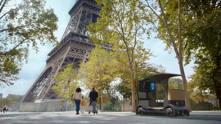 Citroen shows concept for urban skateboard-based transport pods