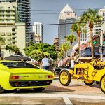 Lamborghini Miura and Classic Race Car