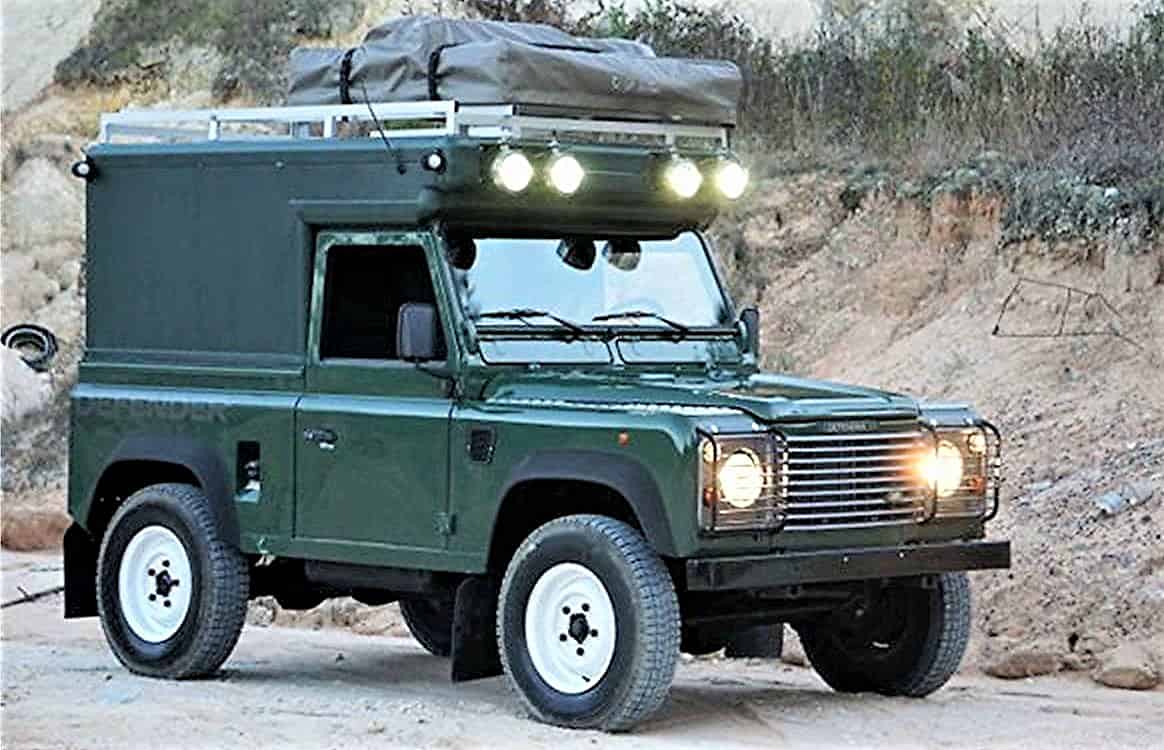 Pick of the Day: 1996 Land Rover Defender 90 packed for overland travel