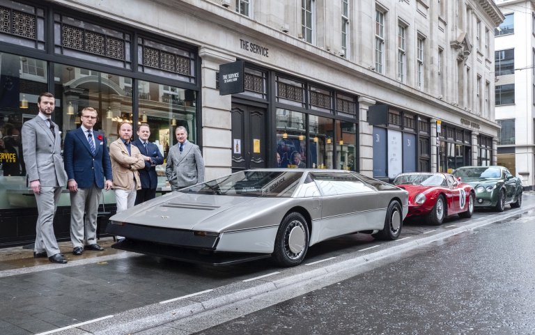 Well-suited venue: Savile Row schedules its own concours