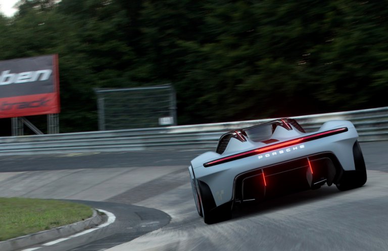 Porsche presents its newest (and virtual) racing car