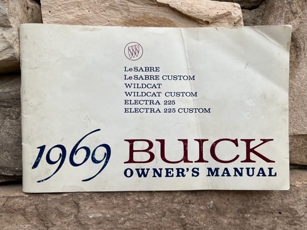 A 1969 Buick owner’s manual needs a home