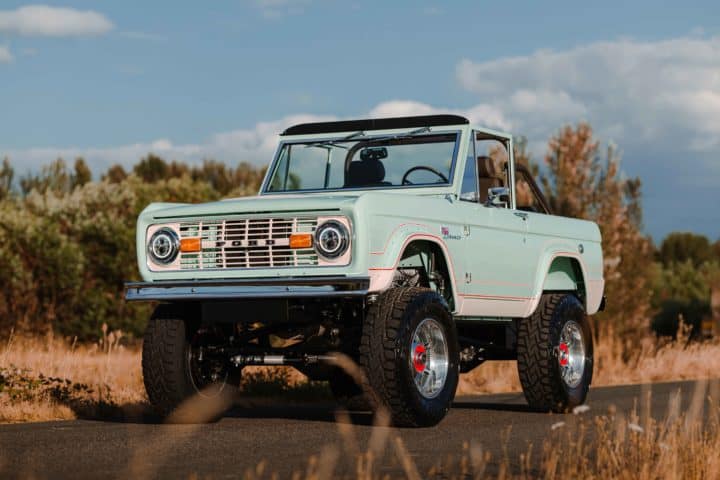 A vintage Ford Bronco gone electric