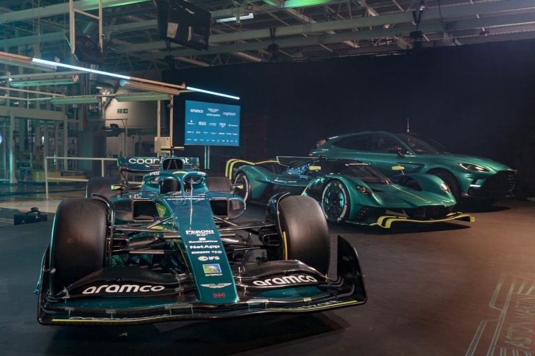 Aston Martin launches 2022 Formula One car