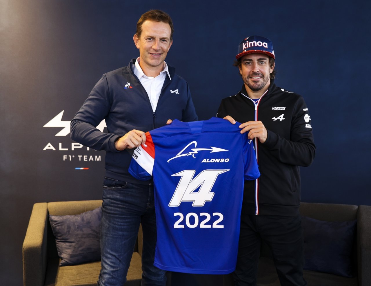 Fernando Alonco driver for the BWT Alpine F1 team 