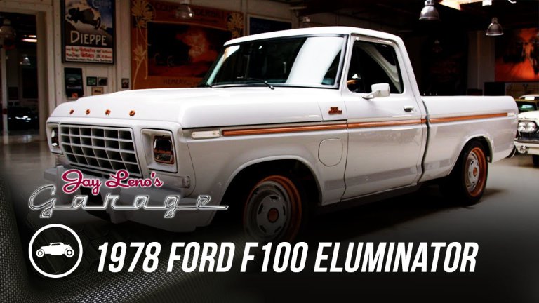 Jay Leno tries out Ford F-100 that’s been converted to electric power
