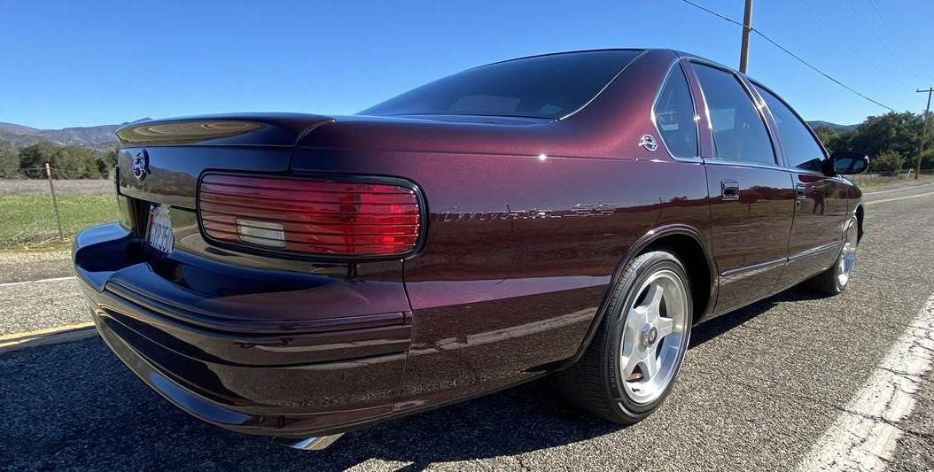 1996 Chevrolet Impala SS finished in Deep Cherry Metallic