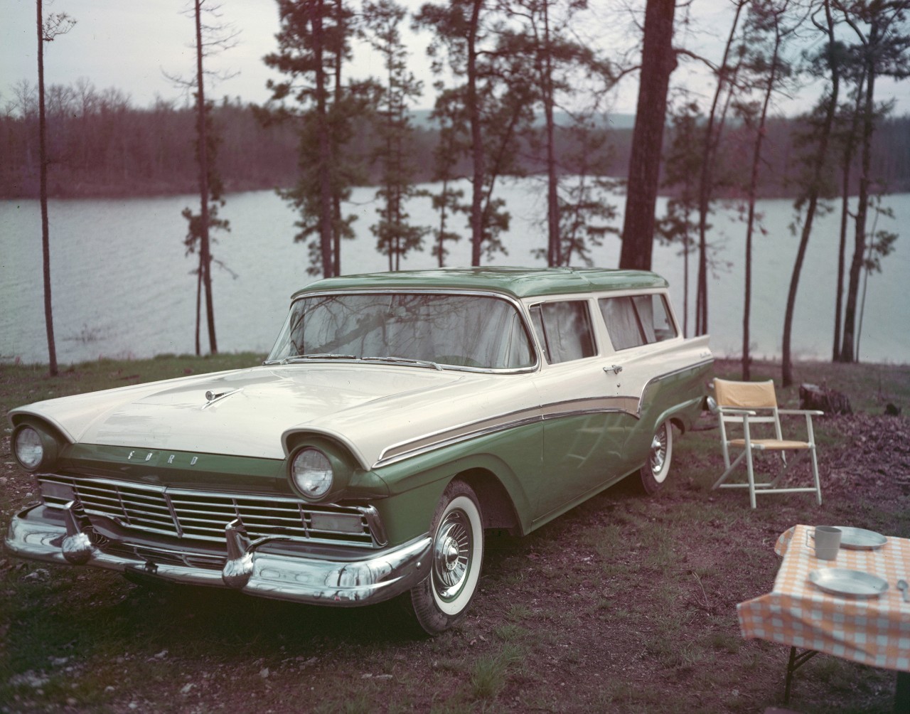 1957 Ford Del Rio Ranch Wagon with station wagon living equipment