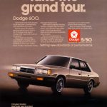 1987 Dodge 600 “Take the grand tour” advertisement