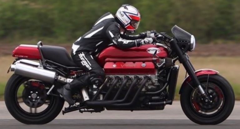 Allen Millyard's Dodge Viper V-10-powered motorcycle