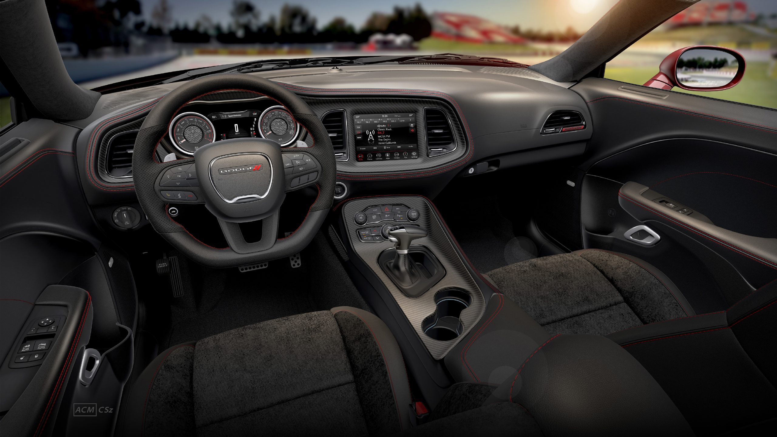2023 Dodge Challenger Shakedown interior. Journal