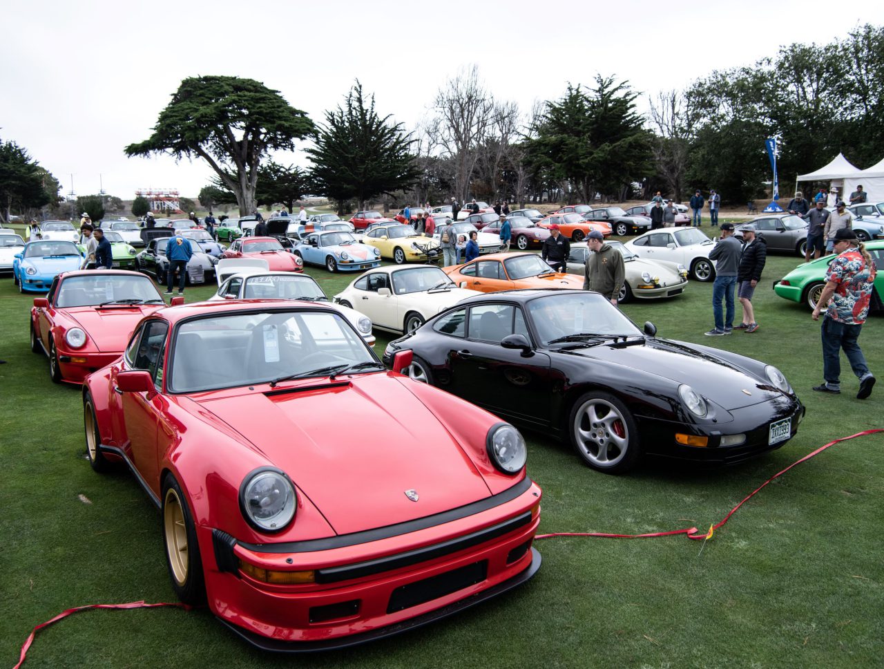 A corral of 911s (Photo by Andy Reid)  