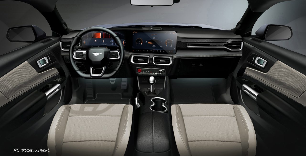 2024 Ford Mustang Interior ( Image courtesy of Ford Motor Company)