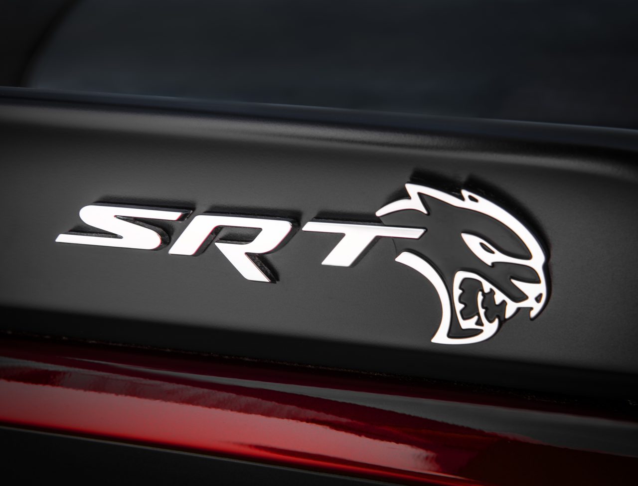 2023 Dodge Challenger SRT Hellcat Widebody spoiler badge