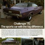 1970 Dodge Challenger advertisement