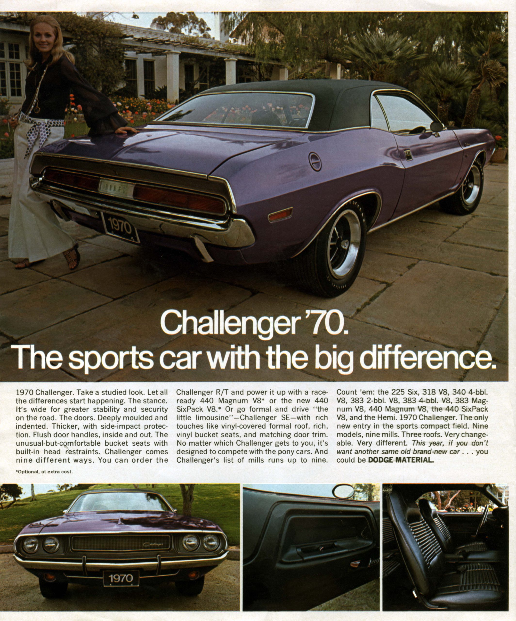 1973 Dodge Challenger Rallye advertisement
