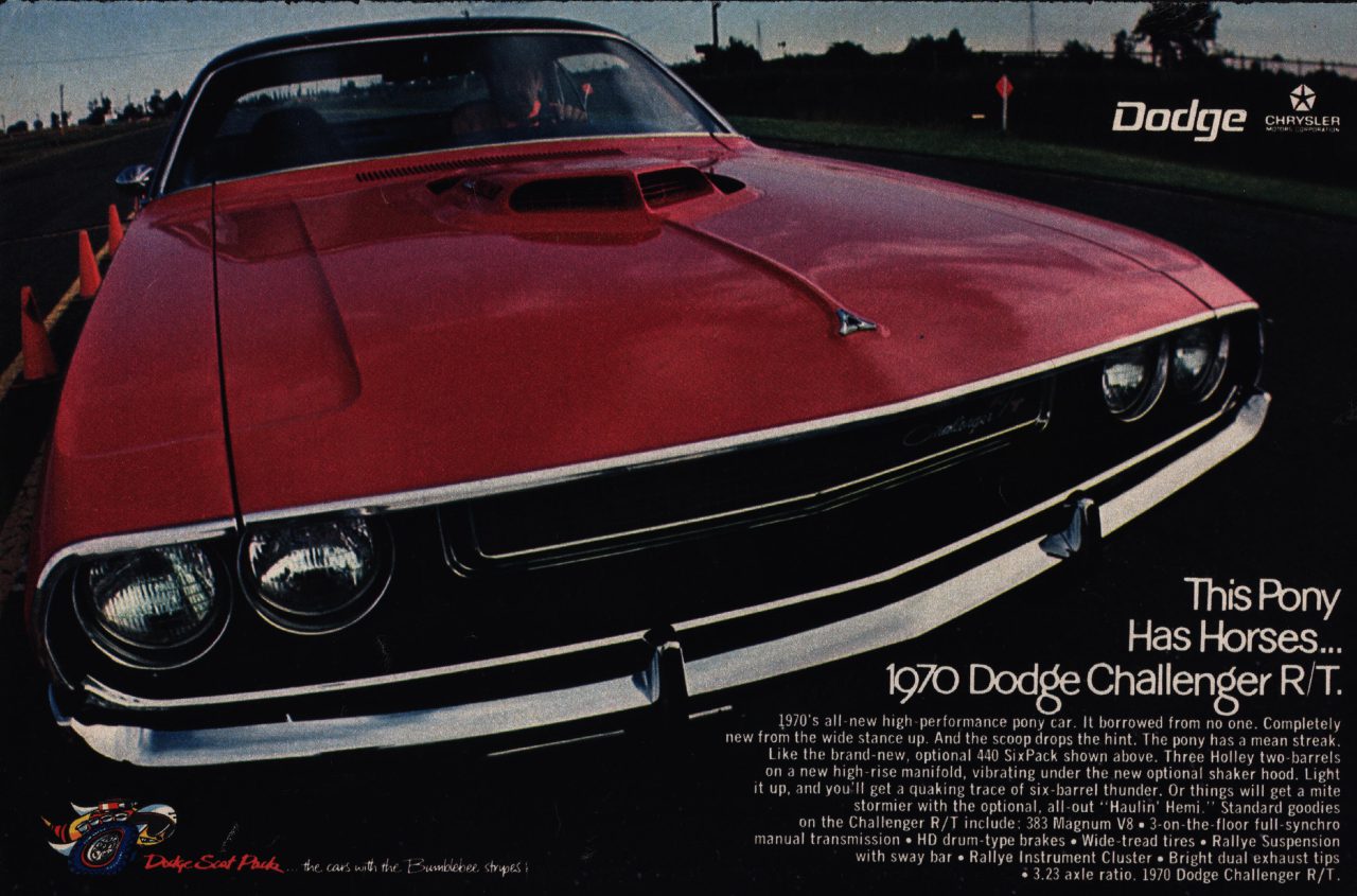 Dodge Challenger, Photo Gallery: Vintage Dodge Challenger ads, ClassicCars.com Journal