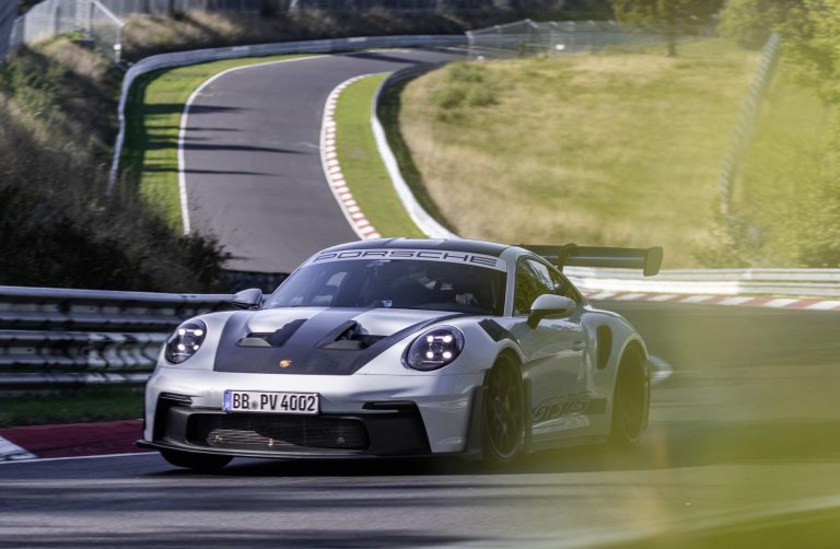 Watch the 2023 Porsche 911 GT3 RS lap the ‘Ring in 6:49