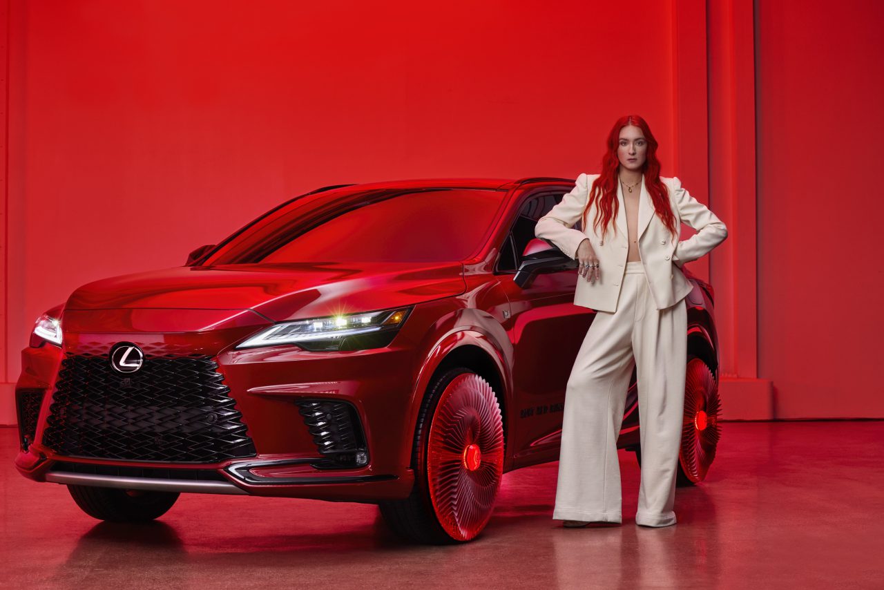 Lexus work with designer Harris Reed to reimagine Dorothy's ruby slippers for new RX