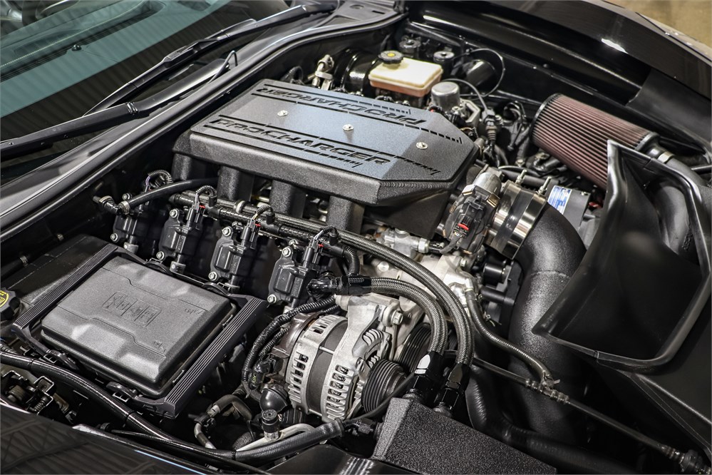 Supercharged 6.2-liter LT4 V8 engine with a ProCharger F-1A kit 