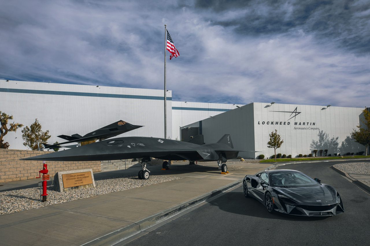 Darkstar hypersonic aircraft from "Top Gun: Maverick" and the McLaren Artura