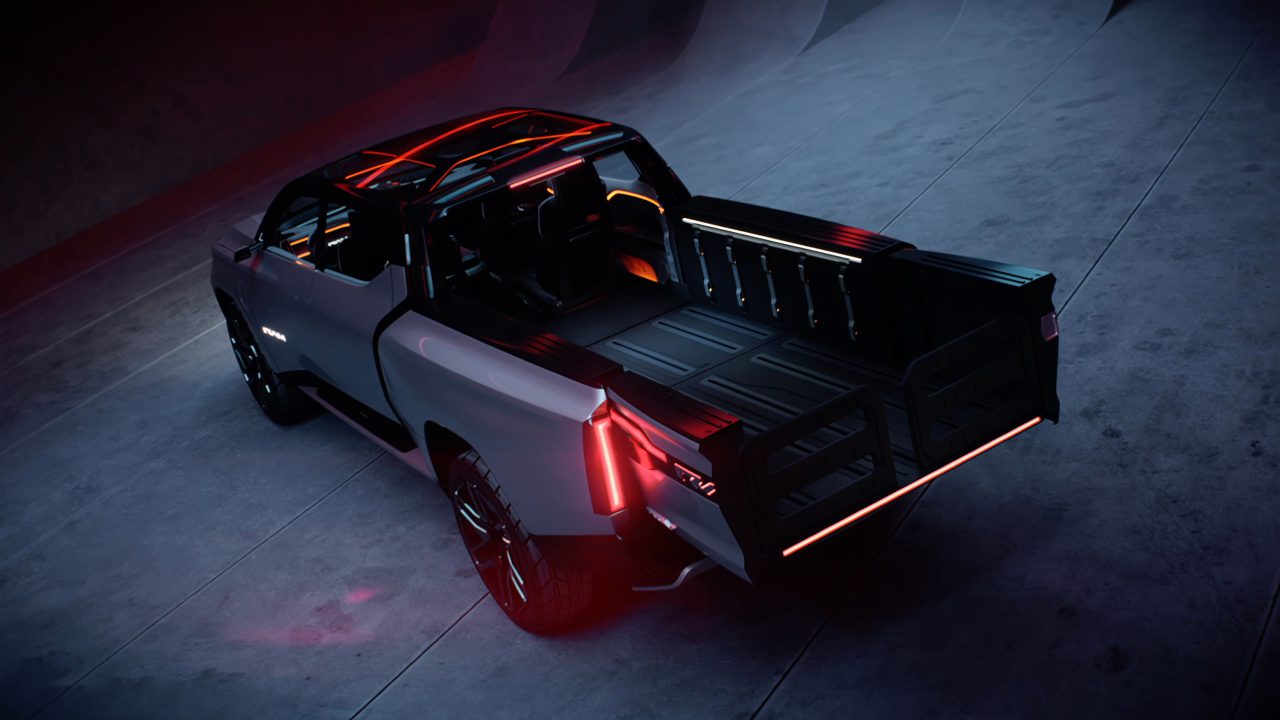 Ram 1500 Revolution Battery-electric Vehicle Concept multifunction tailgate