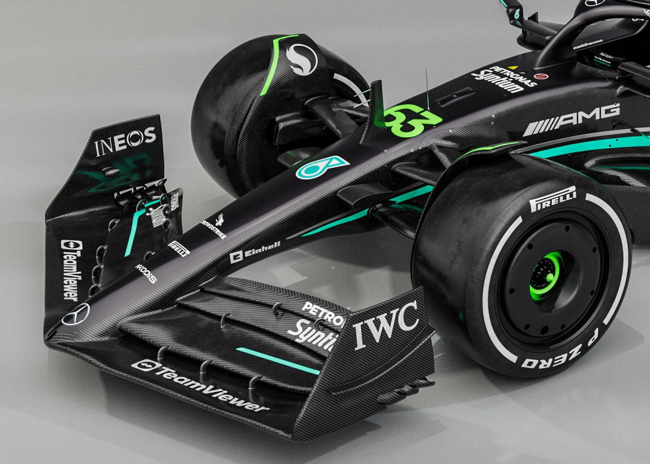 2023 Mercedes F1 car marks return to black livery