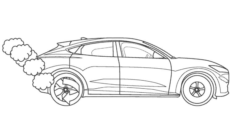 Ford patents EV four-wheel burnouts