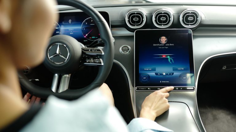 Make payments from your Mercedes with just a fingerprint