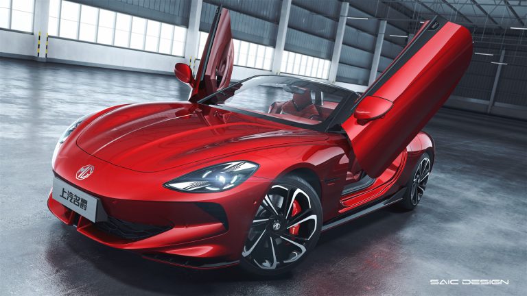 MG returns to sports car roots with Cyberster electric roadster