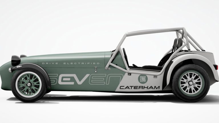 Caterham reveals electric version of iconic Seven Roadster