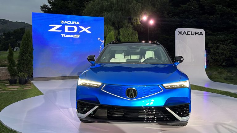 Production Version of Acura ZDX Electric Crossover Shown in Monterey